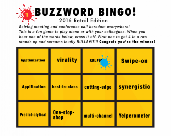 It’s Time to Bring Back the Bingo Board: Retailing Buzzwords for 2016